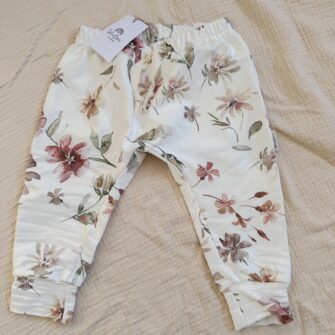 Hose "Blumen" Größe 74